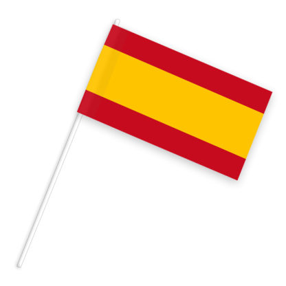100 Papierfähnchen Spanien