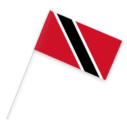 100 Papierfähnchen Trinidad und Tobago