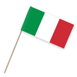 Italien Papierfähnchen Holzstab