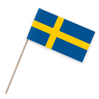 Papierfahnen Schweden Papierfähnchen Flagge Fahne 