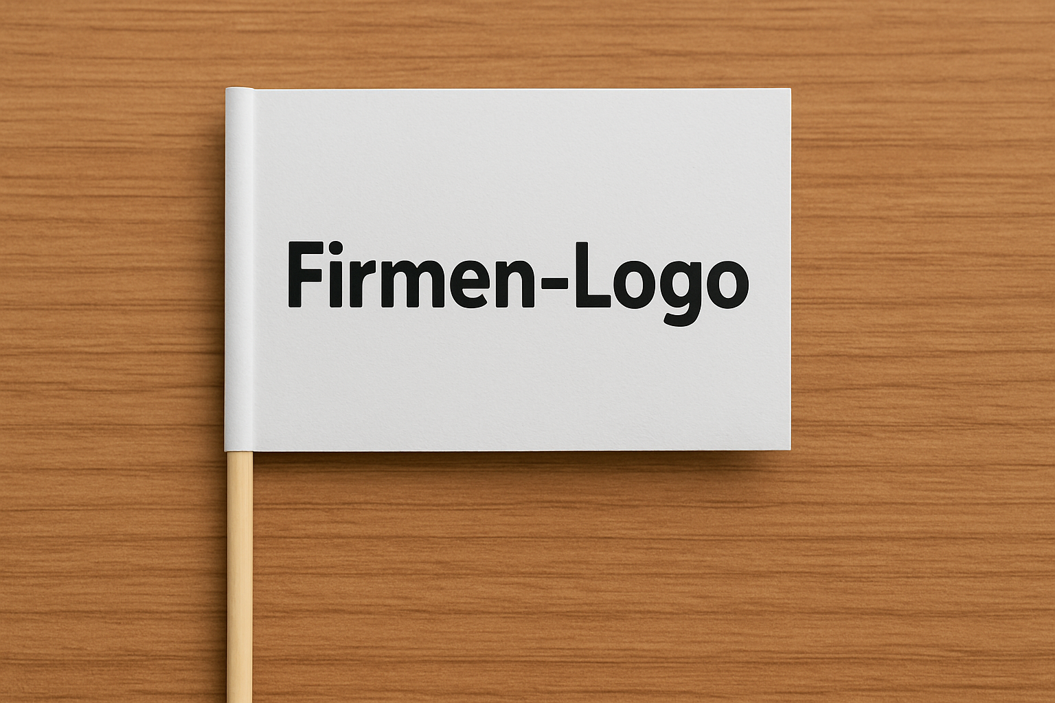 Bedruckte Papierfahnen für Messen